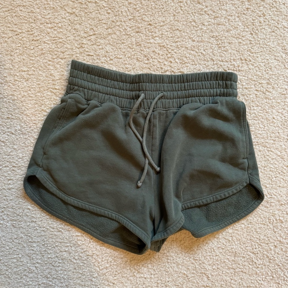 Abercrombie Sweat Shorts- Green
